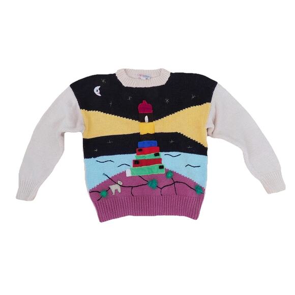 Gypsy The Clothing Collection of Pier 1 vintage sweater womens size Medium - Picture 1 of 11